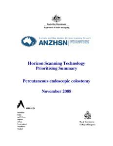 Horizon Scanning Briefing Template