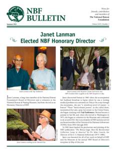 Summer[removed]NBF Bulletin  News for