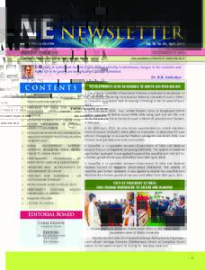 NE NEWSLETTER  Vol. XV. No. 04, April, 2013 FOR FREE PUBLIC CIRCULATION