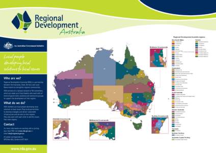 Regional Development Australia regions New South Wales Victoria  1 Central Coast