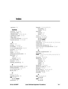 Index  - operation 58 Symbols , (comma) 38, 40, B2