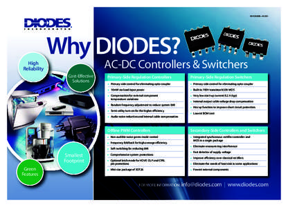 DIO 4426 Why Diodes AC-DC1 (final)_:47 Page 1  WHY DIODES – AC-DC1 Why DIODES? AC-DC Controllers & Switchers