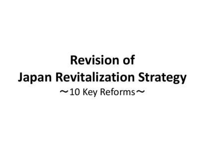 Governance / Economy of Japan / Business / Political science / Social philosophy / Environmental governance / Corporate social responsibility / Corporate governance / Corporations law / Management