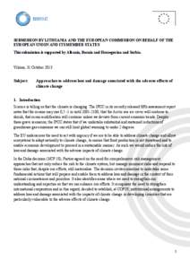 Climate change / Carbon finance / Earth / Effects of global warming / Intergovernmental Panel on Climate Change / Global warming / Adaptation to global warming / Center for International Forestry Research / Environment / United Nations Framework Convention on Climate Change / Climate change policy