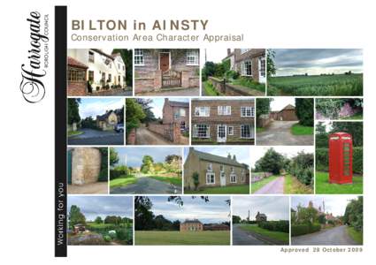 BILTON in AINSTY  Conservation Area Character Appraisal