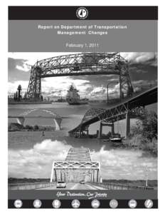 Report on Department of Transportation Management Changes February 1, [removed]