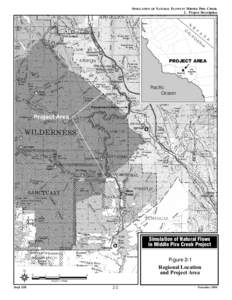 SIMULATION OF NATURAL FLOWS IN MIDDLE PIRU CREEK 2. Project Description N C