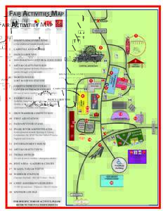 FAIR ACTIVITIES MAP X BUS STOP RESTROOMS FOOD CONCESSION STAND