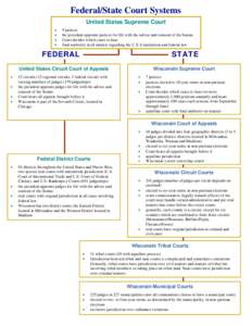 Microsoft Word - State-Fed Court Chart