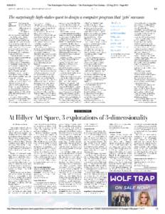 The Washington Post e­Replica ­ The Washington Post Sunday ­ 23 Aug 2015 ­ Page #53 http://thewashingtonpost.newspaperdirect.com/epaper/services/OnlinePrintHandler.ashx?issue=