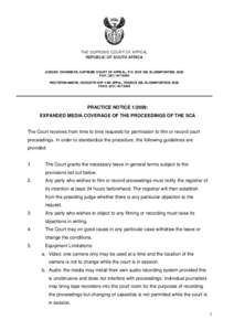 Microsoft Word - Practice Notice 1 of 2009.doc