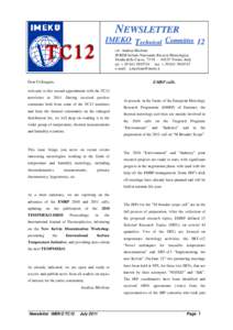 IMEKO_TC12_Newsletter_2_2011