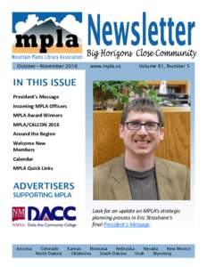 October—Novemberwww.mpla.us Volume 61, Number 5