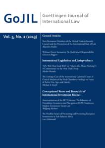 GoJIL  Goettingen Journal of International Law  Vol. 5, No[removed])