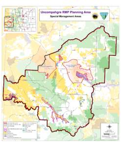 Colorado  Uncompahgre RMP Planning Area Special Management Areas  Map Extent