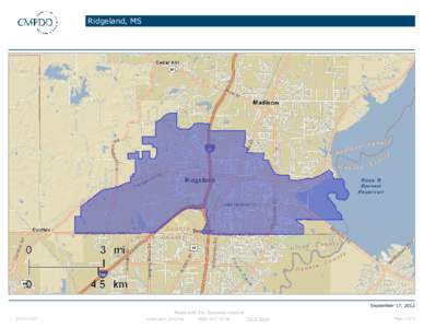 Ridgeland, MS  September 17, 2012 ©2012 Esri  Made with Esri Business Analyst