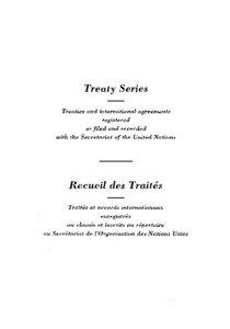 Treaty Series Treaties and intternationalagreements registered