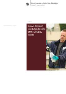 Crown Research Institutes: Results of theaudits