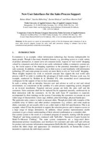 Customer experience management / Technical communication / Science / Scientific modeling / Visualization / Usability / Customer service / User interface / Graphical user interface / Business / Marketing / Human–computer interaction