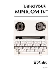 Minicom / Telecommunications device for the deaf / Modem / Control key / Robert Weitbrecht / Teleprinter / AC adapter / Telephone / Recreational vehicle / Technology / Software / Communication software