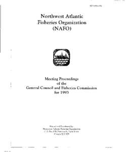 Meeting Proceedings of the General Council and Fisheries Commission for 1993