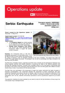 Occupational safety and health / International Red Cross and Red Crescent Movement / Disaster / Management / Public safety / Serbia earthquake / Pakistan floods / Disaster preparedness / Emergency management / Humanitarian aid