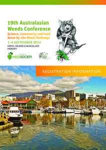 Constitution Dock / Weed control / Hotel Grand Chancellor / Hobart / Tasmania / Geography of Australia