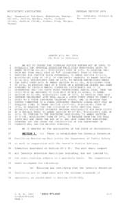 MISSISSIPPI LEGISLATURE  REGULAR SESSION 2005 By: Senator(s) Tollison, Albritton, Butler, Gollott, Gordon, Harden, Horhn, Jackson