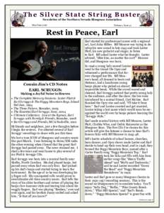 The Silver State String Buster Newsletter of the Northern Nevada Bluegrass Association May/June[removed]Volume 1, Issue 41