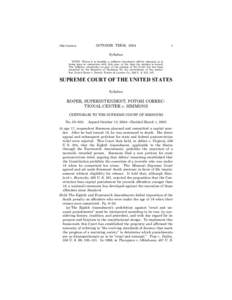 Life imprisonment / Atkins v. Virginia / Trial as an adult / Stanford v. Kentucky / Thompson v. Oklahoma / Capital punishment / Penry v. Lynaugh / Eighth Amendment to the United States Constitution / Life imprisonment in the United States / Law / Case law / Roper v. Simmons