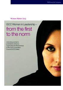 Women Matter[removed]GCC Women in Leadership – from the first to the norm