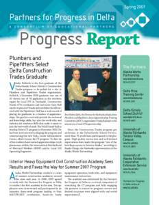 Plumbers and Pipefitters Select Delta Construction Trades Graduate  The Partners