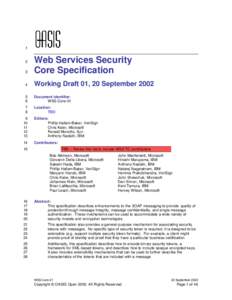 1  3 Web Services Security Core Specification
