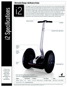 i2 Specifications  Minimalist Design, Multitude of Uses i2