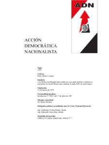 ACCIÓN DEMOCRÁTICA NACIONALISTA