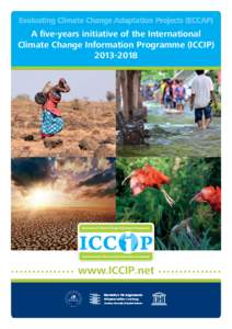 A five-years initiative of the International Climate Change Information Programme (ICCIP •••••••••••••••