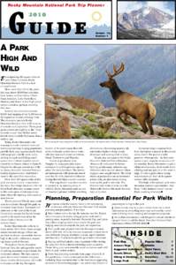 Rocky Mountain National Park Trip Planner  a GUIDE 2010