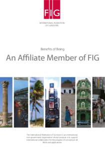 INTERNATIONAL FEDERATION OF SURVEYORS The FIG Profile and the benefits of being a member of FIG