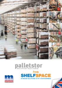 palletstor S PA C E E F F I C I E N T PA L L E T S T O R A G E from  SHELFSPACE