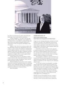 Four Pierce Law alumni have provided a closer look at the federal agency they work for and the work they do. George W. Blundall ’91, law clerk to The Honorable Pauline Newman of the United States Court of Appeals for t