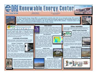 Energy policy / Emerging technologies / Battelle Memorial Institute / National Renewable Energy Laboratory / United States Department of Energy National Laboratories / Renewable energy / Sustainable energy / Wind turbine / Hydrogen vehicle / Technology / Energy / Low-carbon economy