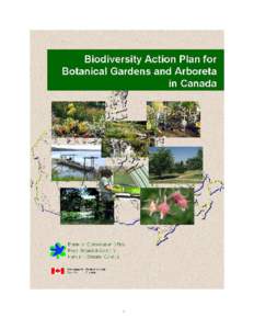 Biodiversity Action Plan for Botanical Gardens and Arboreta in