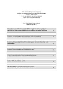 Amt der Vorarlberger Landesregierung Abteilung für Europaangelegenheiten und Außenbeziehungen Landhaus, 6900 Bregenz Tel, FaxE-Mail: 