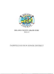 SOLANO COUNTY GRAND JURY[removed]FAIRFIELD-SUISUN SEWER DISTRICT