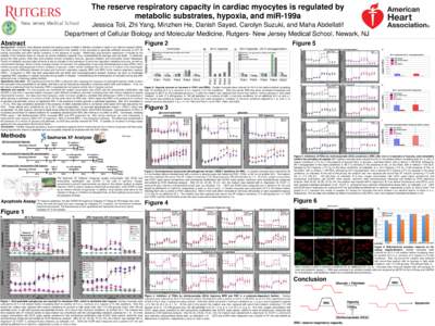 The reserve respiratory capacity in cardiac myocytes is regulated by metabolic substrates, hypoxia, and miR-199a Jessica Toli, Zhi Yang, Minzhen He, Danish Sayed, Carolyn Suzuki, and Maha Abdellatif Department of Cellula