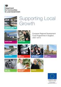 Supporting Local Growth CORNWALL AND THE ISLES OF SCILLY  European Regional Development