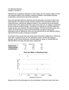 Project 1C: Solar Cell Design and Manufacturing Platform