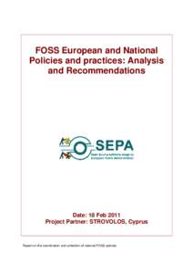 Report on the coordination and collection of evidence of national FOSS policies_v6