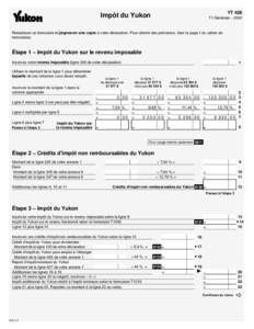 YT 428  Impôt du Yukon T1 Générale – 2002