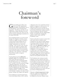 Grants Reviewpage 1 Chairman’s foreword